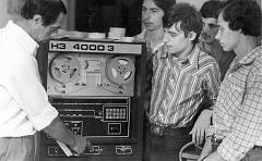 Студенты группы РК-4-80 на производственной практике 