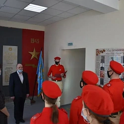 Пятеро ребят вступили в Юнармейский отряд РТУ МИРЭА
