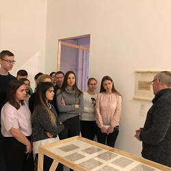 Студенты Колледжа посетили выставку «Солженицын и “Новый мир”»