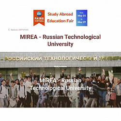 РТУ МИРЭА принял участие в образовательной онлайн выставке «ABC FAIRS: STUDY ABROAD EDUCATION FAIR 2020»
