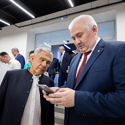 РТУ МИРЭА принял делегацию во главе с Раисом Республики Татарстан — Рустамом Миннихановым