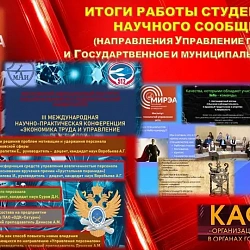 В Институте технологий управления подвели итоги работы студенческого научного общества