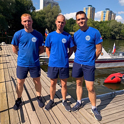 Добровольцы ЦСО ВСКС взяли «бронзу» в конкурсе на лучший спасательный пост Москвы