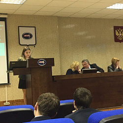 В университете состоялась ежегодная студенческая научно-теоретическая конференция «Общественные отношения в области обеспечения экономической безопасности субъектов государства, общества и личности»