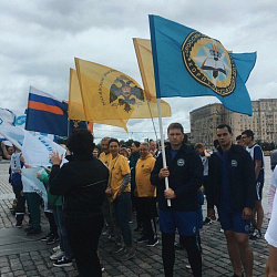 Студенты-спасатели приняли участие в военно-патриотическом марафоне