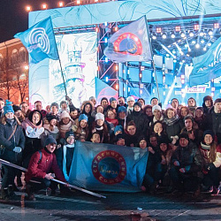 Студенты и преподаватели университета приняли участие в митинге-концерте «Россия. Севастополь. Крым»