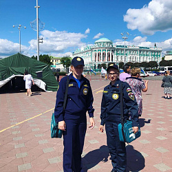 Студенты-спасатели приняли участие во Всероссийской акции «Вахта памяти»