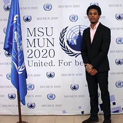 Иностранный студент РТУ МИРЭА принял участие в международной студенческой конференции Модель ООН МГУ 