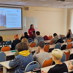 Студенты ИТХТ имени М.В. Ломоносова встретились с представителем компании АО «ВНИИНМ имени А.А. Бочвара»