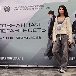 Учёный Института перспективных технологий и индустриального программирования — почётный гость международного фестиваля моды «Адмиралтейская игла» с авторской коллекцией 