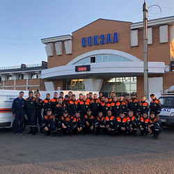 Добровольцы ВСКС отправились в Тулунский район Иркутской области
