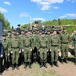 Студенты военной кафедры посетили открытый показ действий спецподразделений Росгвардии 