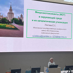 В ИТХТ имени М.В. Ломоносова прошла лекция «Микроэкотоксиканты в окружающей среде и способы их каталитической утилизации»