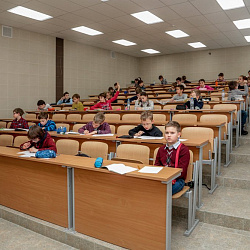 В университете состоялся письменный тур Олимпиады по математике для 5-х классов