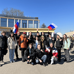 Студенты РТУ МИРЭА встретили «Крымскую весну» в Лужниках
