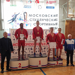 Борцы РТУ МИРЭА выиграли медали Московских студенческих игр