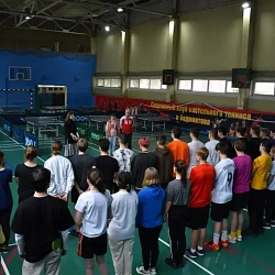 В Колледже программирования и кибербезопасности прошли соревнования по настольному теннису
