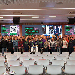 Члены СНО Института кибернетики выступили на конференции Russian ROS Meetup 2019