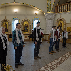 Студенты университета выступили волонтерами на службе у Патриарха Московского и всея Руси Кирилла 