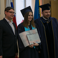 Прошло торжественное вручение дипломов выпускникам Института РТС