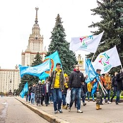Студенты университета приняли участие в церемонии начала годового отсчета до старта Всемирного фестиваля молодёжи и студентов 2017 года