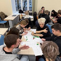 Студенты Института технологий управления приняли участие в деловой игре «Кайдзен: маленькие шаги — большой результат»