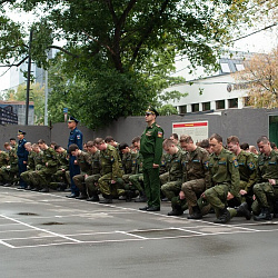 Состоялось торжественное вручение погон выпускникам военного учебного центра РТУ МИРЭА