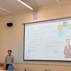 Студенты Института технологий управления встретились с руководителем процессного офиса Санкт-Петербургской валютной биржи