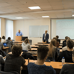 Институт кибербезопасности и цифровых технологий организовал встречу студентов с руководителем российской компании «ТСС», которая занимается разработкой программных и программно-аппаратных средств защиты информации