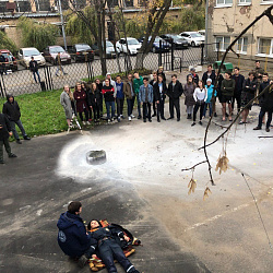 В общежитии РТУ МИРЭА состоялось занятие по эвакуации