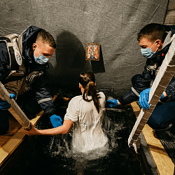 Добровольцы ВСКС обеспечивали безопасность верующих в период крещенских купаний