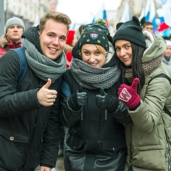 Студенты, преподаватели и сотрудники университета приняли участие в праздничных мероприятиях в честь Дня народного единства