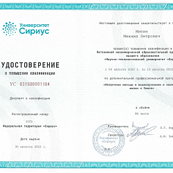 Молодые учёные Института информационных технологий успешно прошли обучение в «Сириусе»
