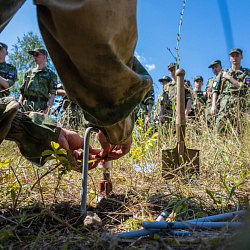 Проект военного учебного центра РТУ МИРЭА «Лето в спецназе» в самом разгаре