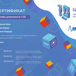 Команды сборной РТУ МИРЭА добились успеха на чемпионате в рамках фестиваля RuCode 2.5
