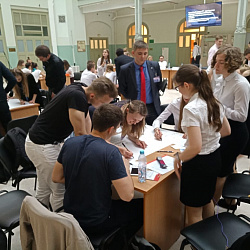 Команда студентов университета приняла участие в Олимпиаде по менеджменту имени Ф.М. Русинова в РЭУ им. Г.В. Плеханова