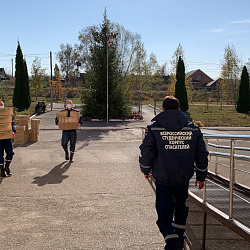 Добровольцы Студенческого спасательного отряда РТУ МИРЭА оказывают помощь жителям Рязанской области