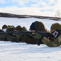 Завершился второй день проекта Военного учебного центра при РТУ МИРЭА «Зима в спецназе - 2024» 