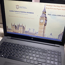 Для студентов Института ИНТЕГУ состоялась видеолекция от Лондонской школы цифрового бизнеса