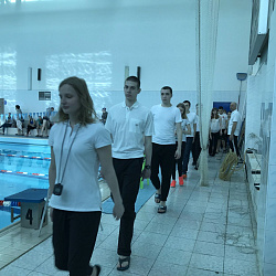 В плавательном бассейне университета прошли соревнования Открытого кубка ректора Московского технологического университета по плаванию