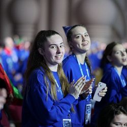 Студенты Института технологий управления приняли участие в Итоговом форуме Международного волонтёрского корпуса 80-летия Победы