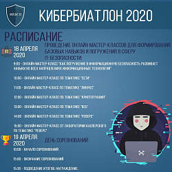 В РТУ МИРЭА прошли соревнования по информационной безопасности среди школьников Кибербиатлон 2020