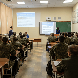 В Военном учебном центре при РТУ МИРЭА проведена лекция «Коррупция и ответственность за коррупционные правонарушения»