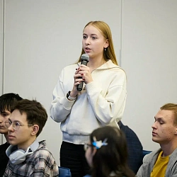 Состоялась встреча ректора РТУ МИРЭА со студентами-членами семей бойцов СВО