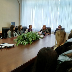 Состоялась встреча студентов Института экономики и права с руководством ФГУП «НТЦ «Атлас»