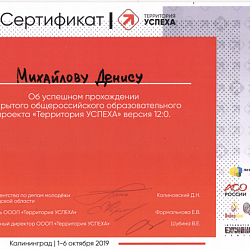 Студенты Колледжа приняли участие в проекте «Территория Успеха»