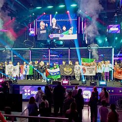 Команды студентов РТУ МИРЭА и обучающихся в Детском технопарке «Альтаир» РТУ МИРЭА приняли участие в международном чемпионате «Битва роботов»