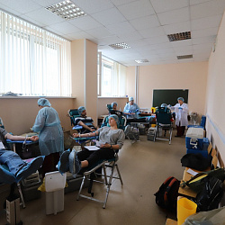 В университете прошёл традиционный День донора