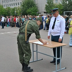 В МИРЭА приняли присягу первые солдаты запаса