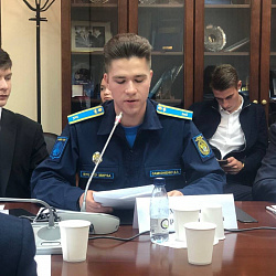 Студенты ВУЦ РТУ МИРЭА посетили Госдуму и приняли участие в обсуждении, посвящённом Союзному государству